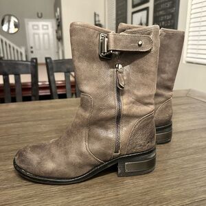 Vince Camuto - Wayland Leather Moto Boots